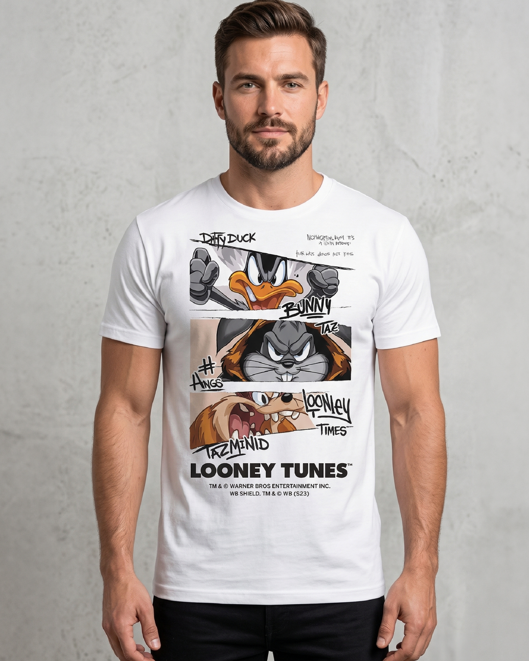 Playera Looney Tunes Street Style – Corte Recto 180g