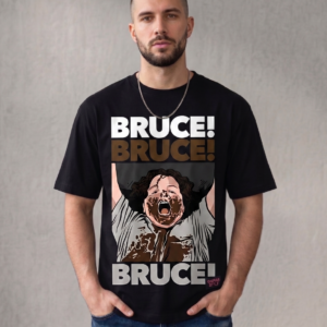 Playera Corte Recto Negra 180g – Colección Bruce (Matilda Edition)
