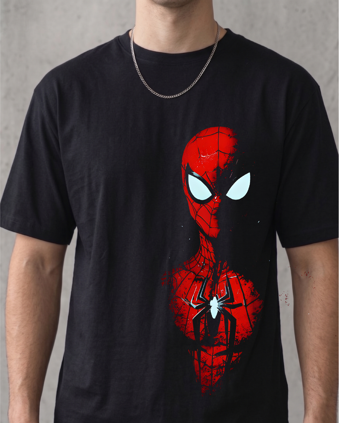 Playera Corte Recto Negra 180g – Colección Spider-Man (Urban Edition) - Image 3